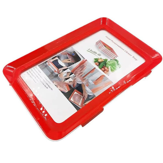 FreshPrep Reusable Meal Prep Tray – Stackable BPA-Free Food Storage Containers for Easy Preservation