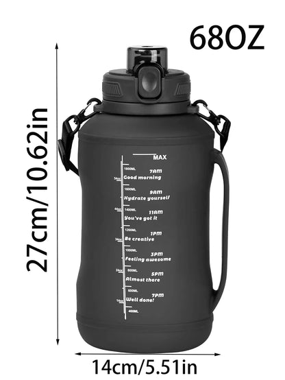 HydraFlex™ 2L Foldable Silicone Water Bottle – Ultimate Sports & Outdoor Hydration