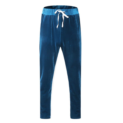 Conjunto Deportivo De Terciopelo Para Hombre, 2023 Conjunto Deportivo De Terciopelo Para Hombre 2 Piezas Invierno Cálido Chaqueta Con Cierre Completo Pantalones De Conjunto Deportivo Ropa Deportiva De Fitness Conjunto De Sudadera Y Jogger
